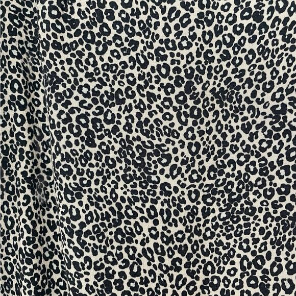 American Eagle Wrap Maxi Skirt Black/White Print Tulip Hem Sz L, EUC - Picture 4 of 8